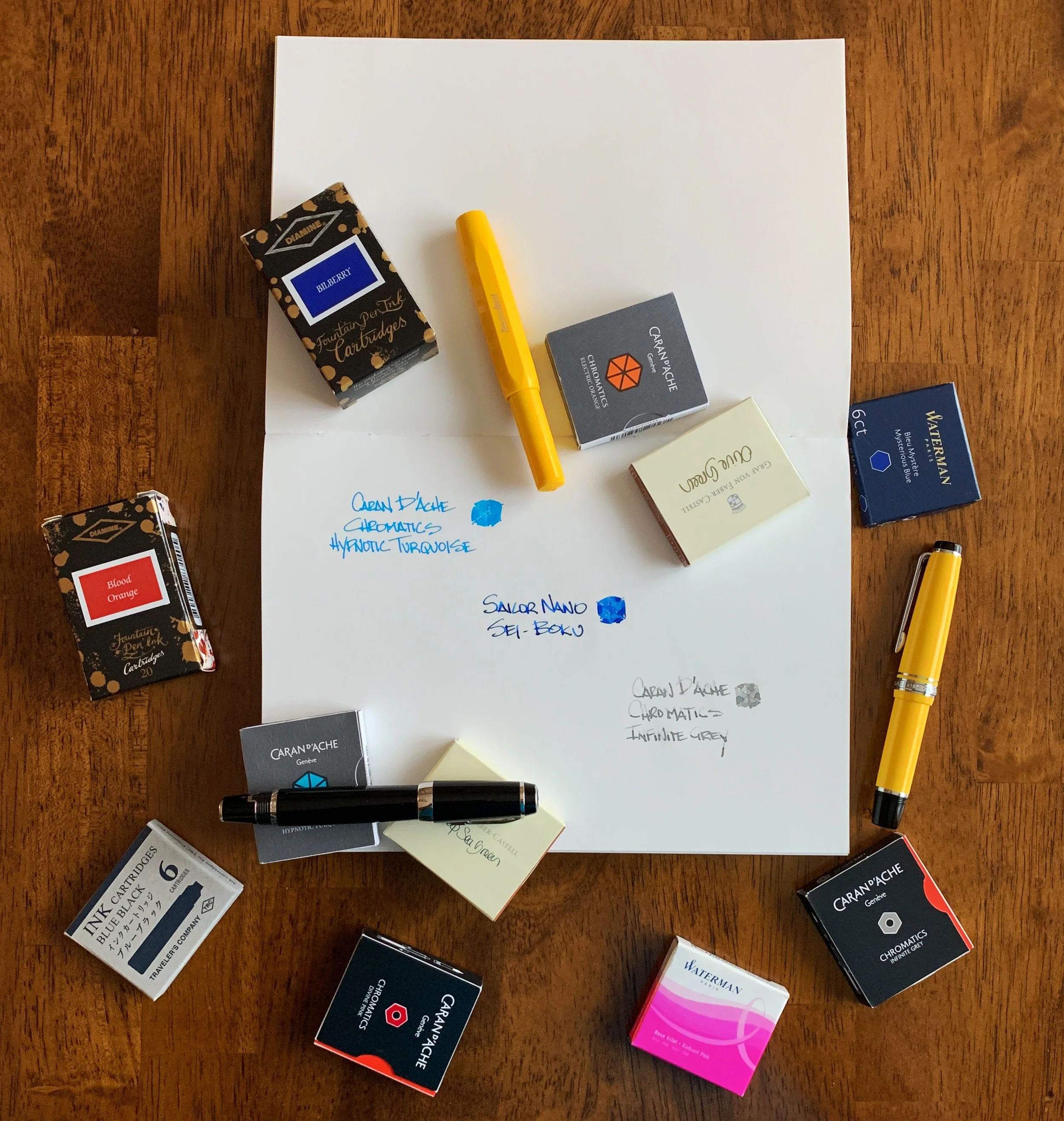 Fountain Pen Ink Cartridges What Are Your Favorites The Pen Addict